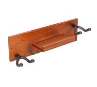 Guitar Wall Mount, Wooden Guitar Wall Rack, Large Capacity Ukelele Shelf, Bass Organizer Rack for Living Room Music Studio