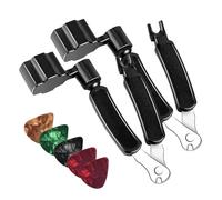 Guitar Winder - 15x10x3cm Tuning Non-Slip Puller - 2-Piece Guitar String Winder Tool,Ergonomic Design Advantage For Music Players Men Women Beginner Studio Performances Home Stage Shows