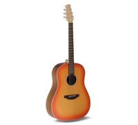 Guitarra acústica Applause - Jump Slope Shoulder D - Tapa de abeto macizo - Fondo de ovangkol - Honey Burst mate - AAS-69-HB