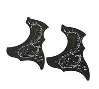 Guitarra acústica, Autoadhesivas, Pickguard, Protección, Piezas de repuesto, Guitarra, Accesorios, Negro, 2PCS, Se adapta a guitarra acústica, Para guitarristas, Música, Hogar