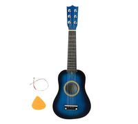 Guitarra acústica de Juguete para niños de 21 Pulgadas, Guitarra Mini para niños, Instrumento Musical de Madera no tóxica de 6 Cuerdas con púa, Ideal para Toddlers y Principiantes,