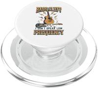 Guitarra acústica Divertida de Baja frecuencia I Don't Speak PopSockets PopGrip para MagSafe