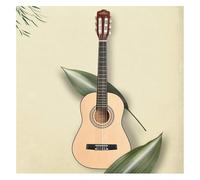 Guitarra Acústica GDMING Principiantes Niños Guitarra Retro De Madera De Abeto 6 Cuerdas De Nylon Pequeña Guitarra De Viaje Portátil Con Estuche Impermeable(Natural,30 inches)