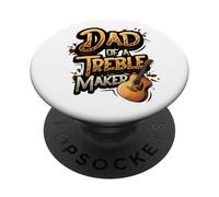 Guitarra Acústica Música Dad of A Treble Maker PopSockets PopGrip Adhesivo