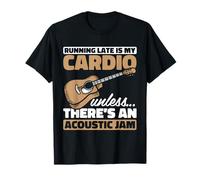Guitarra Acústica Músico - Música Instrumento Guitarrista Camiseta