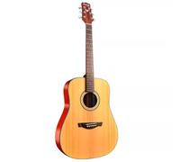 Guitarra Acústica Para Adultos Principiantes, Guitarra Acústica Clásica De 41 Pulgadas Con Funda Para Músicos Y Aficionados.(Natural wood color B)