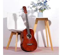 Guitarra Acústica Para Principiantes Guitarra Para Principiantes Para Adolescentes Y Adultos Incluye Funda, Cuerdas De Latón, Cejilla Y Púa.(marrón,41in)