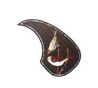 Guitarra Acústica Popular En Forma De Lágrima, Golpeador De Madera Maciza, Placa Decorativa Para Rascar (Color : F)