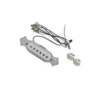 Guitarra Arnés De Cableado Precableado Pastilla De Guitarra Eléctrica 1V1T 6 ST Pastilla De Una Sola Línea Orificio De Sonido Para Guitarra Color