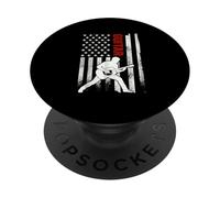 Guitarra, Bandera Americana, músico patriótico de Estados Unidos PopSockets PopGrip Adhesivo