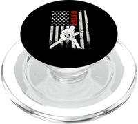Guitarra, Bandera Americana, músico patriótico de Estados Unidos PopSockets PopGrip para MagSafe