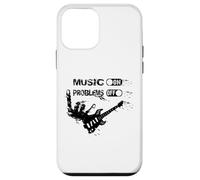 Guitarra camisa guitarrista instrumento músico e-guitar Guitarra Carcasa para iPhone 12 mini