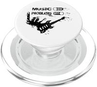 Guitarra camisa guitarrista instrumento músico e-guitar Guitarra PopSockets PopGrip para MagSafe