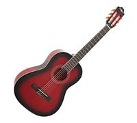 Guitarra clásica 3/4 de lujo de Gear4music, Trans Red Burst