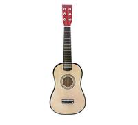 Guitarra clásica de 21 pulgadas, 6 cuerdas, instrumento musical para principiantes y niños, color aleatorio, compatible con juguetes de habilidades motoras (B One Size)