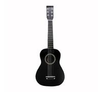 Guitarra clásica de 21 pulgadas, 6 cuerdas, instrumento musical para principiantes y niños, color aleatorio, compatible con juguetes de habilidades motoras (negro, talla única)