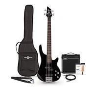 Guitarra de bajo tamaño 3/4 Chicago de Gear4music con amplificador de 15W