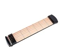 Guitarra de bolsillo, 6 trastes Mano izquierda Guitarra portátil de bolsillo Práctica Guitarra de cuello Herramienta de práctica acústica Entrenador de acordes de guitarra Guitars Asistir, Corregir