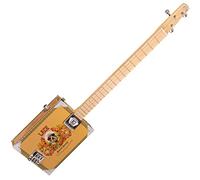 GUITARRA DE CAJA DE CIGARS ELÉCTRICA - SOCIEDAD SECRETA - 3 CUERDAS