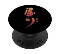 Guitarra de Cinco Cuerdas con Clave de bajo para PopSockets PopGrip Adhesivo
