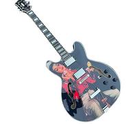 Guitarra de cuerpo fino Jazz personalizada eléctrica hueco for diestros