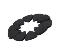Guitarra de Fieltro de Lana Selecciona 10 Piezas de 3 Mm Mellow Sound Splusting Set para Guitar Ukulele Players (Negro)
