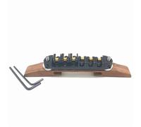 Guitarra de jazz Archtop opcional en dorado, plateado y negro. Silletas con rodillos. Puente Tune-O-Matic. Base de palisandro con llave.(Schwarz)