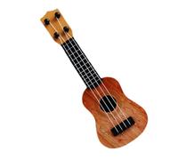 Guitarra de ukelele para niños, soporte de teoría musical, 4 cuerdas anticolisión, escala de aprendizaje portátil de 25 cm, estuche de accesorios ABS, arpa para principiantes, para niñas preescolares