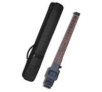 Guitarra De Viaje Guitarra Eléctrica Sin Cabeza 6 Cuerdas De Una Pieza Mástil De Arce A Través Del Cuerpo Puente Fijo De Latón Principiantes Guitarra Eléctrica