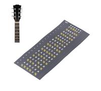 Guitarra Diapasón Nota Mapa Calcomanías Pegatinas Guitarra Eléctrica Acústica Acordes Escalas