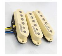 Guitarra Eléctrica Alnico 5 Pickup SSS Single Coil Mástil Y Puente Juego De Pastillas De Guitarra Piezas de Guitarra Eléctrica (Color : 03)