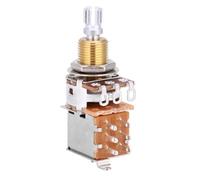 Guitarra Eléctrica Botón Interruptor A500K, 4,8 x 2,5 x 1,5 cm Potenciómetro Push Pull de Guitarra Eléctrica 500k Lineal Potenciómetro Tono Pull Button Pot Pickup Switch para Guitarra Eléctrica Bajo