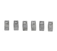 Guitarra Eléctrica de 6pcs Tremolo Tremolo, Guitar Block Look Guitar, Bloques Bridge Saddle Pro Cadle Lock Bloqueos para la Silla de Puente de Guitarra Eléctrica