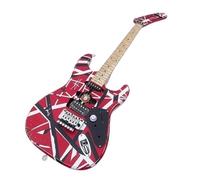 Guitarra eléctrica de cuerpo sólido, estilo modificado a rayas personalizadas con trémolo bloqueo, tamaño completo 6 cuerdas for Hard Rock (Guitarra Eléctrica)