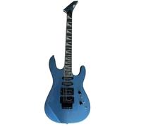 Guitarra Eléctrica de Cuerpo Sólido, Estilo Shredder Azul Hielo Metálico con Pastillas HSS y Trémolo Bloqueo, Tamaño Completo 6 Cuerdas for Hard Rock (Guitarra Eléctrica)