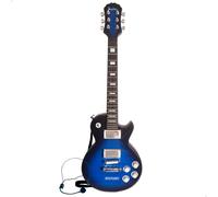 BONTEMPI 46948 - Guitarra eléctrica infantil de Rock con micrófono / Tamaño 68,5cm, 10 melodías incluidas / Guitarra infantil para niños, instrumentos musicales infantiles