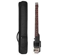 Guitarra Eléctrica De Viaje Sin Cabeza Guitarra De 6 Cuerdas Una Pieza Mástil De Arce Canadiense A Través Del Cuerpo Trémolo De Doble Bloqueo kit de guitarra eléctrica para adultos (Color : 01)