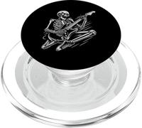 Guitarra eléctrica Esqueleto Rock and Roll Metal PopSockets PopGrip para MagSafe