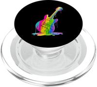 Guitarra Eléctrica Fluido Colorido Pintura Abstracto M PopSockets PopGrip para MagSafe