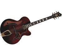 Guitarra eléctrica hagstorm hl550 archtop - natural