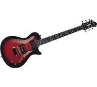 Guitarra eléctrica hagstorm ultra swede - burgundy burst