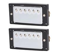 Guitarra eléctrica Humbucker Pickup 2 cuerdas Pro Pickup Bridge Tornillo Rendimiento Reemplazo: