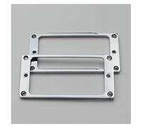 Guitarra Eléctrica Metal Pickup Marco Guitarra Double Pickup Metal Frame Soporte Doble Bobina Set pastillas(Silver)