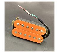 Guitarra Eléctrica Naranja, Pastilla Humbucker De Doble Bobina, Puente De Guitarra Eléctrica/pastilla De Cuello Para Piezas De Bricolaje Piezas de Guitarra Eléctrica (Color : Bridge)