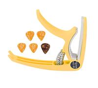 Guitarra Eléctrica O con Lanzamiento Rápido, Selecciones de Guitarra 5pcs Incluidas para Ukelele, Mandolina, Banjo - Abdominales L, para Músicos (BLACK) (BLUE) (YELLOW)