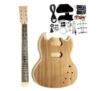 Guitarra Eléctrica Para Pastillas De Doble Bobina SG 2, Kits Semiacabados Sin Montar, Cuerpo De Sapeli, Bricolaje, Sin Terminar Cuerpo de guitarra sin terminar