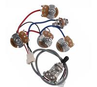 Guitarra eléctrica Precableado Arnés De Cableado De Guitarra, 1 Juego, Compatible Con Kits De Arnés De Cableado De Pastilla De Guitarra Eléctrica