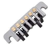 Guitarra Eléctrica Puente Plegada Piece de Rodas de Sillas de Montar para Compatible con Les (SILVER)