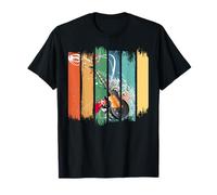 Guitarra Eléctrica Retro Amante del Rock y Música Camiseta