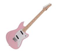 Guitarra eléctrica Seattle de Gear4music, color rosa